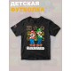 Футболка супер марио и луиджи брос nintendo y2k детская