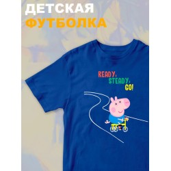 Футболка свинка пеппа с мультиком peppa pig детская