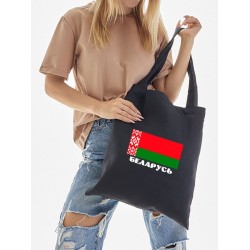 Шоппер Беларусь и флаг белоруссии Belarus с принтом