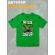 Футболка с героем Халк и прикольной надписью wild child. Футболка детская с принтом Hulk из Marvel comics для мальчика и девочки. Одежда для детей и подростков стрит стайл кежуал.