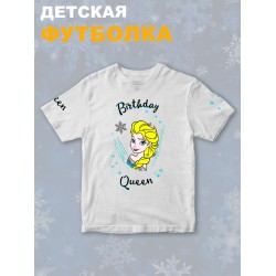 Детская футболка с принтом Эльза Холодное серце Disney