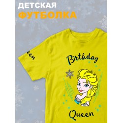 Детская футболка с принтом Эльза Холодное серце Disney