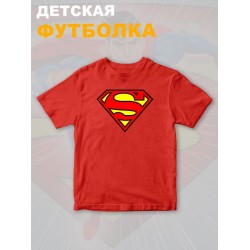 Футболка супермен superman супергерой y2k детская