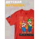 Футболка супер марио и луиджи брос nintendo y2k детская