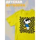 Футболка со снупи Snoopy и вудстоком желтой птичкой детская