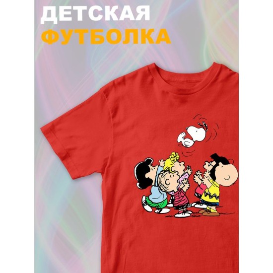 Футболка снупи Snoopy с милым принтом y2k детская