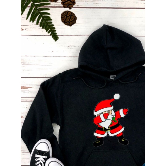 Худи дед мороз делает dab с новым годом