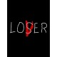 Шоппер lover loser эстетика минимализм с принтом надписью love minimalism aesthetic черный, стритстайл сумка для шопинга и покупок тканевая женская мужская, кэжуал андеграунд y2k street style casual.