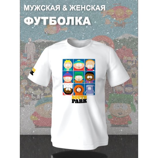 Футболка южный парк картман south park с принтом y2k