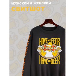Свитшот Гомер Симпсон и пиво Simpsons y2k