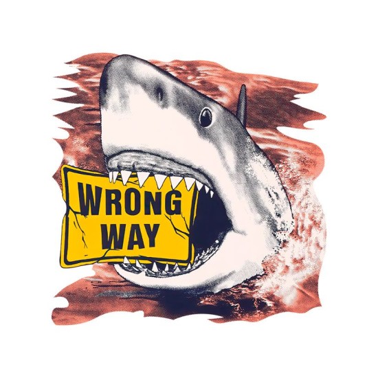 Футболка с акулой shark челюсти и jaws детская
