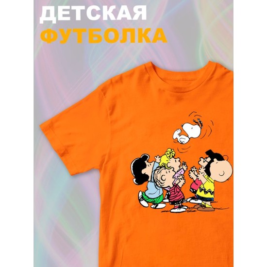 Футболка снупи Snoopy с милым принтом y2k детская