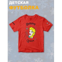 Детская футболка с принтом Эльза Холодное серце Disney