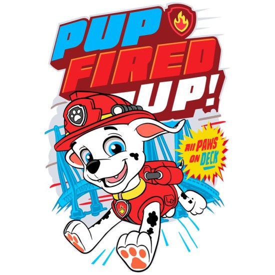 Шоппер щенячий патруль с собакой маршал paw patrol детский