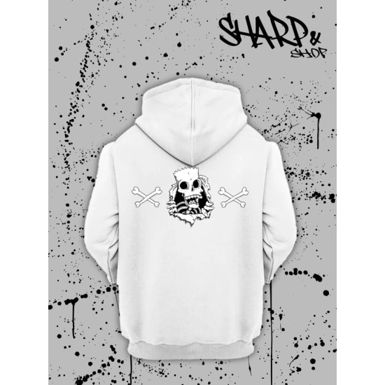 Худи Симпсоны скелетоны и мем со скелетами Simpsons