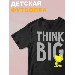 Футболка вудсток из снупи с желтой птичкой y2k детская