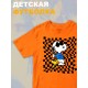 Футболка со снупи Snoopy и вудстоком желтой птичкой детская