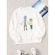 Свитшот рик и морти прикол и мем из rick and morty