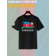 Футболка Азербайджан флаг Azerbaijan