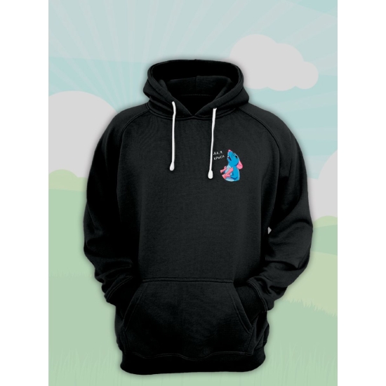 Худи парное для влюбленных с прикольной надписью "Да, я крыса" черное мужское. Худи с принтом Мышь для пар и молодоженов кэжуал.