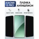 Защитная пленка на телефон Xiaomi 15 pro антишпион. Полиуретановая бронепленка на экран смартфона Ксиаоми 15 про.