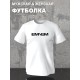 Футболка Eminem с Эминемом rap с принтом и надписью в стиле рэп music с музыкальной тематикой эстетика aesthetic, белая женская и мужская стрит стайл прикольная андеграунд одежда кэжуал underground.