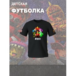 Футболка роблокс герои и roblox с принтом и надписью детская