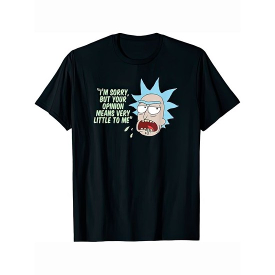 Футболка рик и морти и ученый мем из rick and morty