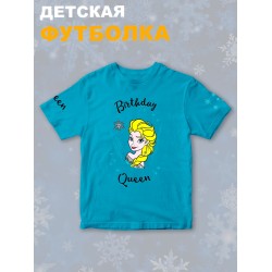 Детская футболка с принтом Эльза Холодное серце Disney