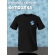 Парная футболка для влюбленных с прикольной надписью "Ты крыса" черная женская. Футболка с принтом Мышь для пар и молодоженов кэжуал.