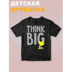 Футболка вудсток из снупи с желтой птичкой y2k детская