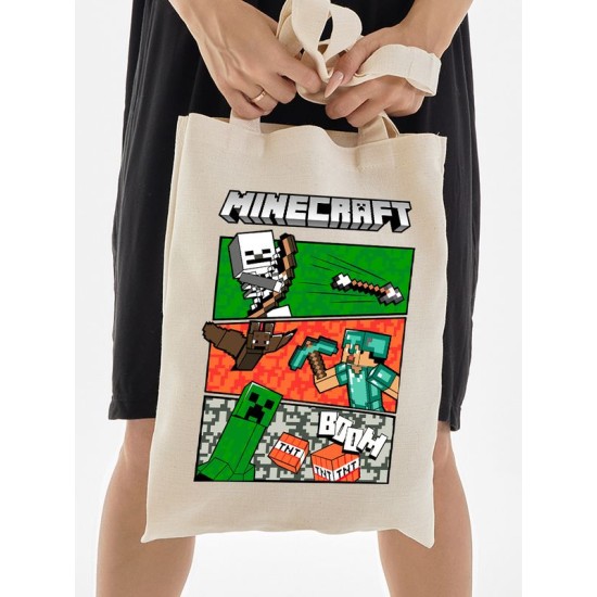 Шоппер крипер стив майнкрафт tnt minecraft с игрой детский