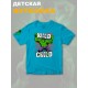 Футболка с героем Халк и прикольной надписью wild child. Футболка детская с принтом Hulk из Marvel comics для мальчика и девочки. Одежда для детей и подростков стрит стайл кежуал.