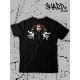 Футболка с принтом Король и Шут. Футболка унисекс с группой КиШ и надписью punks not dead в стиле street style.