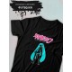 Футболка hatsune miku хатсуне мику хацуне аниме тянка с принтом вокалоид мики мику хатсуни эстетика aesthetic kawaii kawai каваи, черная женская мужская прикольная y2k одежда кэжуал стритстайл casual.