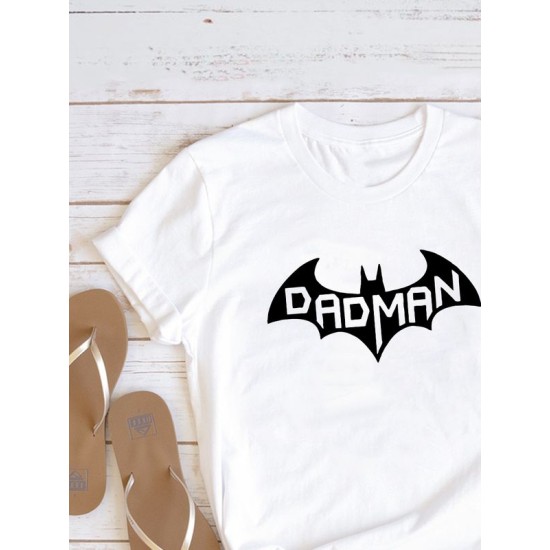 Футболка бэтмен batman best dad и лучший папа y2k