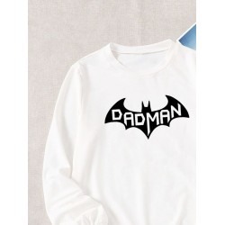 Свитшот бэтмен batman best dad и лучший папа y2k
