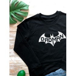 Свитшот бэтмен batman best dad и лучший папа y2k
