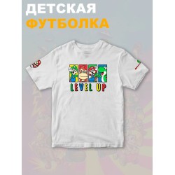 Футболка супер марио и луиджи донки конг нинтендо детская