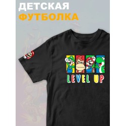 Футболка супер марио и луиджи донки конг нинтендо детская