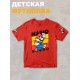 Футболка супер марио брос super mario нинтендо детская