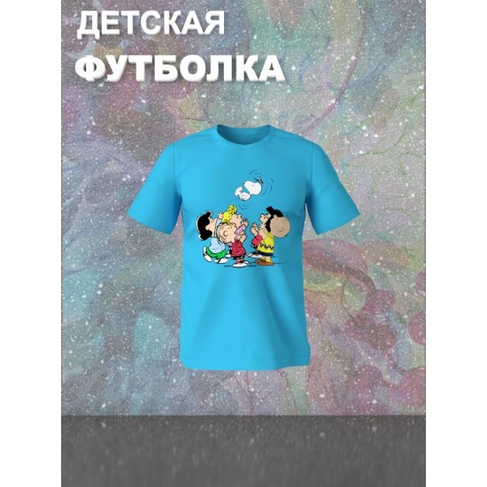 Футболка снупи Snoopy с милым принтом y2k детская