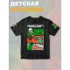 Футболка крипер стив майнкрафт tnt minecraft с игрой детская
