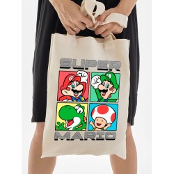 Шоппер супер марио и луиджи super mario нинтендо детский y2k