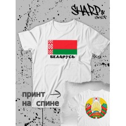 Футболка Беларусь и флаг белоруссии Belarus