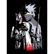 Шоппер аниме с Какаши ниндзя с принтом Kakashi Shippuden ninja Ripple Junction anime merch otaku отаку черный, стритстайл сумка для шопинга и покупок тканевая женская мужская кэжуал casual y2k style.