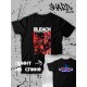 Футболка блич аниме Bleach thousand year blood war с принтом anime aesthetic, эстетика для анимешника отаку, черная женская и мужская прикольная андеграунд одежда кэжуал, стритстайл y2k style.
