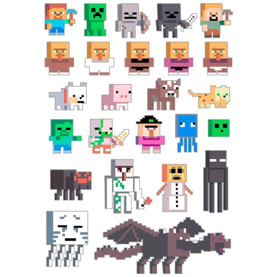 Футболка майнкрафт стив и алекс с игрой minecraft детская