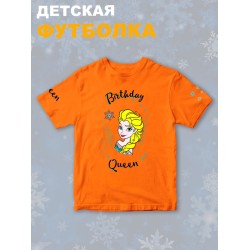 Детская футболка с принтом Эльза Холодное серце Disney