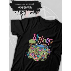 Футболка слипкнот slipknot hard rock с принтом группы и надписью рок металл music с музыкальной тематикой, черная женская мужская, стрит стайл прикольная андеграунд одежда кэжуал, underground casual.